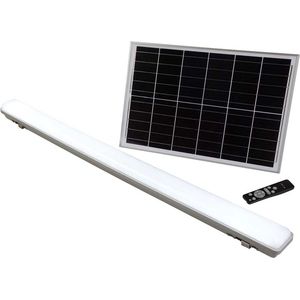 TriProof buislampen op zonne-energie - IP65 - Wit - 18W - 1000 Lumen - 3 In 1