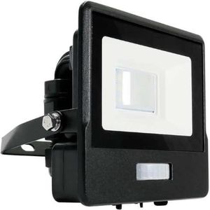 V-Tac LED Bouwlamp - 10W - 6500K - IP65 - met Sensor - Body Zwart - 9335205