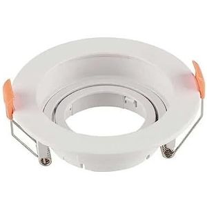 V-TAC VT-933 LED inbouwspot rond draaibare spot GU10 kleur wit polycarbonaat sku 6658