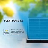 6660 VT-952 Solar-Gartenleuchte led 2.00 w Schwarz - V-tac