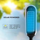 Solar Meerpaalverlichting - IP65 - Wit + Zwart - 5W- 400 Lumen - 4000K