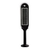 Solar Meerpaalverlichting - IP65 - Wit + Zwart - 5W- 400 Lumen - 3000K