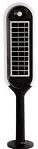 Solar Meerpaalverlichting - IP65 - Wit + Zwart - 5W- 400 Lumen - 3000K