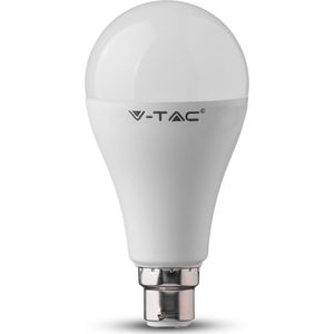 V-TAC VT-2015-B22-N  B22 LED Lampen - GLS - IP20 - Wit - 15W - 1521 Lumen