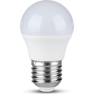 V-TAC E27 LED Edison fitting G45 6,5 W (komt overeen met 45 W), 600 lumen, led-lampen, maximale efficiëntie en energiebesparing, 4000 K, natuurlijk wit