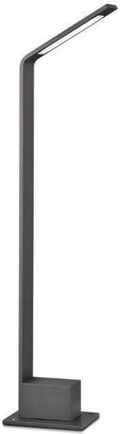 V-tac - VT-896 6W led Gartenlampe Bodenbefestigung Laterne 80cm Graualuminium IP54 Naturweiß 4000K - sku 218681