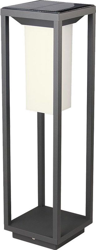 Solar Meerpaalverlichting - Samsung - IP65 - Grijs - 2W - 280 Lumen - 3000K