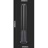 LED meerpaalverlichting - 80CM - IP65 - Zwart - 10W - 1000 Lumen - 6400K