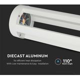 LED Buitenlamp LED/10W/230V 80cm 3000K IP65 wit