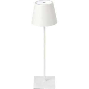 V-TAC VT-7703-W  Oplaadbare witte tafellamp - bureaulamp - IP20 - 3W - 70 Lumen - 3000K