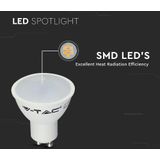 V-TAC - VT-1975-N - LED Spot Light - Melkwit - GU10 - 4.5W - 400 Lumen - 3000K