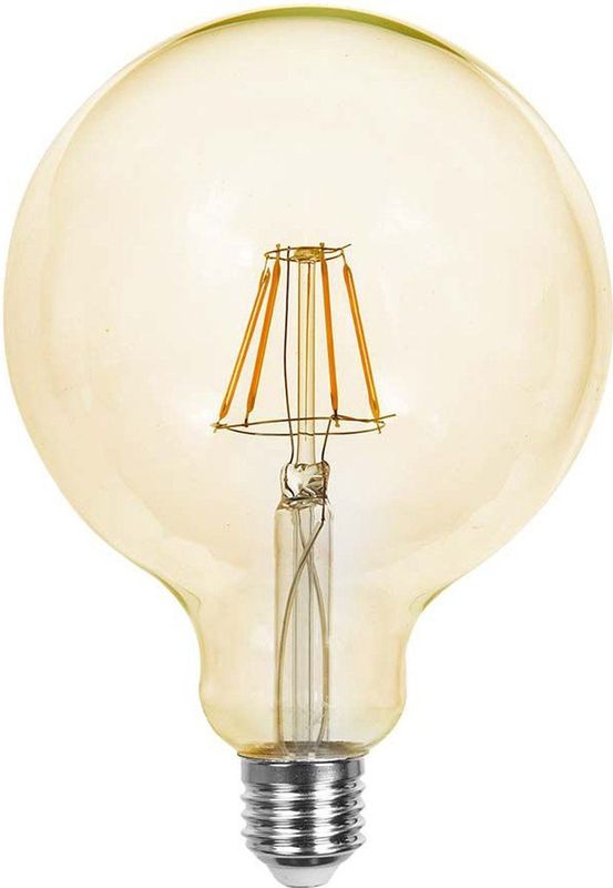 LEDXpress - G125 Filament Lamp - Amberkleurig - E27 - 4W - 550 Lumen