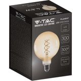 LEDXpress - G125 - LED Gloeilamp - Amberkleurig - E27 - 300 Lumen