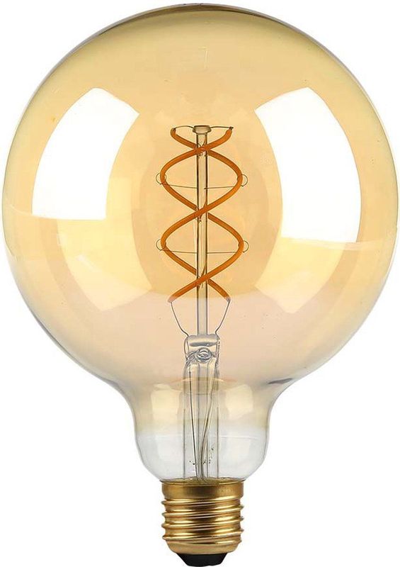 LEDXpress - G125 - LED Gloeilamp - Amberkleurig - E27 - 300 Lumen