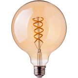 V-TAC - G95 Bol - LED Lamp - Amber - E27 Houder - 5W - 300 Lumen - 1800K