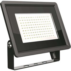 V-TAC VT-49104 Led-schijnwerper, 100 W, SMD SLIM, IP65, zwart-wit licht, 6500 K, projectielicht