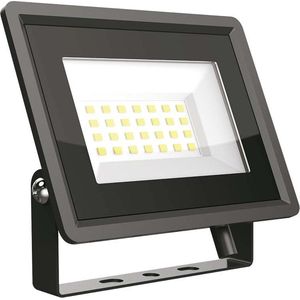 V-TAC VT-4924-B  LED Schijnwerper - IP65 - Zwarte behuizing - 20 Watt - 1650 Lumen - 6500K