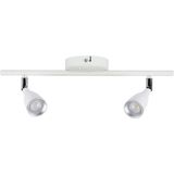 LED Wandlamp - Dubbele kop - IP20 - Wit - 9W - 840 Lumen - 3000K