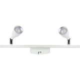 LED Wandlamp - Dubbele kop - IP20 - Wit - 9W - 840 Lumen - 3000K