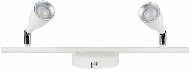 LED Wandlamp - Dubbele kop - IP20 - Wit - 9W - 840 Lumen - 3000K