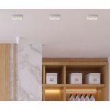 Fitting - 2xGU10 - Wit - Gips - Voor Ingebouwde Verlichting