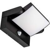 V-TAC VT-11020S-B LED Draaibare Wandlamp - PIR Sensor - IP65 - Zwart - 17W - 2580Lumen - 4000K