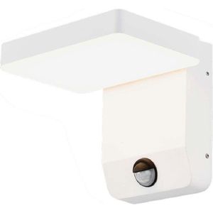 Draaibare LED Wandlampen met Sensor - IP65 - Wit - 17W - 2580 Lumen - 4000K - Modelnr: - VT-11020S-SQ-W