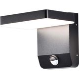 LED Wandlamp voor buiten met sensor LED/17W/230V 3000K zwart