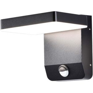 Draaibare LED Wandlampen met Sensor - IP65 - Zwart - 17W - 2520 Lumen - 3000K - Modelnr: - VT-11020S-SQ-B