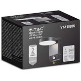 17W Ronde LED Wandlamp - Aluminium - Warmwit - IP65 Waterdicht