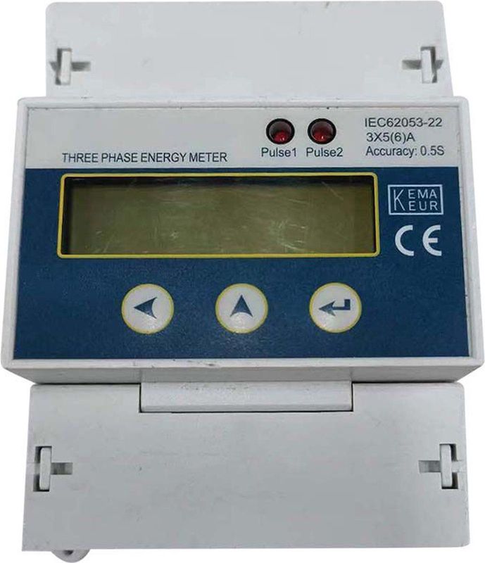 V-TAC VT-788 - Driefasige Meter - 3x220V - Stroomsterkte 3x5(63)A