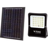 V-TAC VT-55300  Schijnwerpers op zonne-energie - IP65 - Zwarte behuizing - 2400 lumen - 4000K