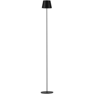 LED Dimbare oplaadbare vloerlamp 3in1 LED/4W/5V 4400 mAh 3000K IP54 zwart