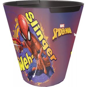 Marvel Spiderman Prullenbak - Papierbak - Prullenmand - 10 Liter