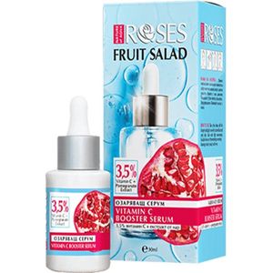 AGIVA ROSES ANTI- RIMPEL BOOSTER SERUM met 3,5% Vitamine C en Granaatappelextract INTENSIEF DIEP VOEDENDE TEINT VERHELDEREND Gezichtsverzorging voor ULTRA STRALEND EFFECT voor Elk Huidtype 30ml