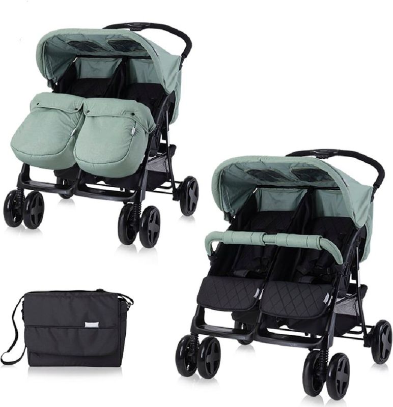 Lorelli Duowagen Green Bay incl. Luiertas en Voetenzakken