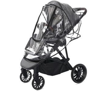 Lorelli Kinderwagen Regenschutz für Kinderwagen oder Buggy universal Regenhaube transparent
