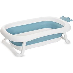 Lorelli Babybadewanne Royal 83 cm faltbar, Kanalabdeckung, stabile Beine blau