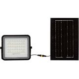 V-tac VT-40W LED Solar Floodlight - 6400K - 5000mAh - 3M kabel - Incl. afstandsbediening - Zwart
