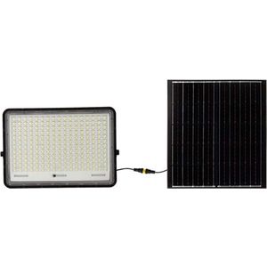 V-tac VT-240W LED Solar Floodlight - 6400K - 20000mAh - 3M kabel - Incl. afstandsbediening - Zwart