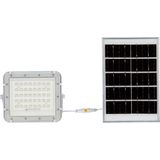 V-tac VT-80W LED Solar Floodlight - 4000K - 6000mAh - 3M kabel - Incl. afstandsbediening - Wit