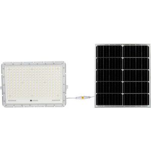 V-tac VT-240W LED Solar Floodlight - 6400K - 20000mAh - 3M kabel - Incl. afstandsbediening - Wit