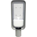 LED Slim Straatlantaarn - IP65 - Zwart - 100W - 8700 Lumen - 6500K
