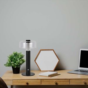 Oplaadbare tafellamp - IP20 - Zwart - 1W - 100 Lumen - 3000K