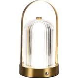 V-TAC VT-1057-FG Tafellamp - Goud - Oplaadbaar - 3-in-1 Lichtkleur