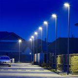 LED Slim Straatlantaarn - IP65 - Zwart - 50W- 4270 Lumen - 6500K