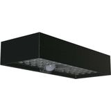 V-TAC VT-406S-B  wandlamp op zonne-energie - Sensor - IP65 - Zwarte behuizing - 900 Lumen - 4000K