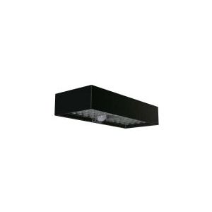 wandlamp op zonne-energie - Sensor - IP65 - Zwarte behuizing - 900 Lumen - 4000K