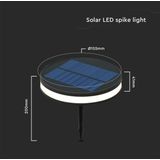 Solar Spike Light - IP54 - Zwart - 90 Lumen - 3000K