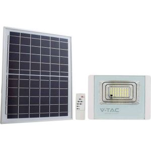 V-TAC VT-100W-W  Schijnwerpers op zonne-energie - IP65 - Wit lichaam - 2450 lumen - 6400K